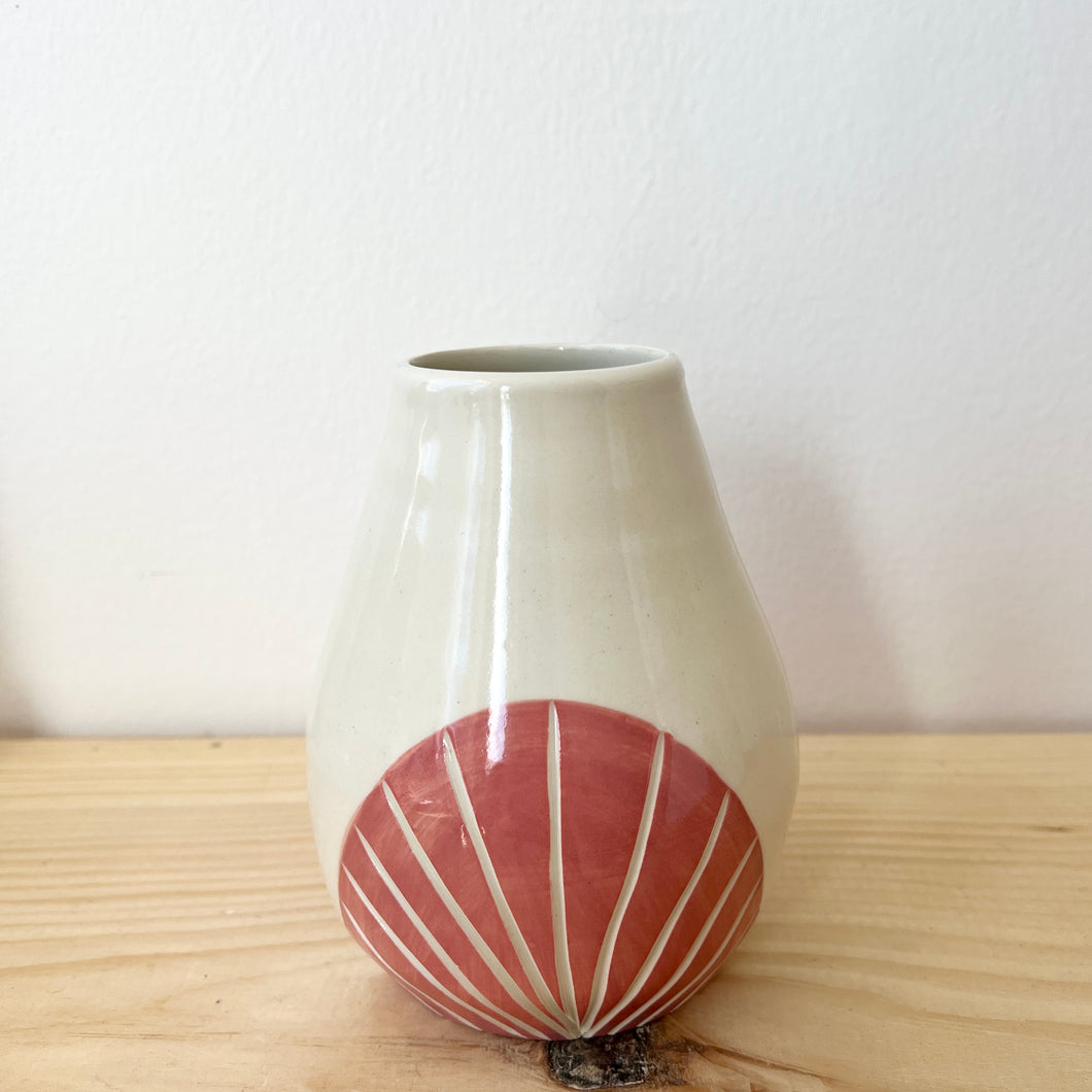 Pink Sunrise Vase