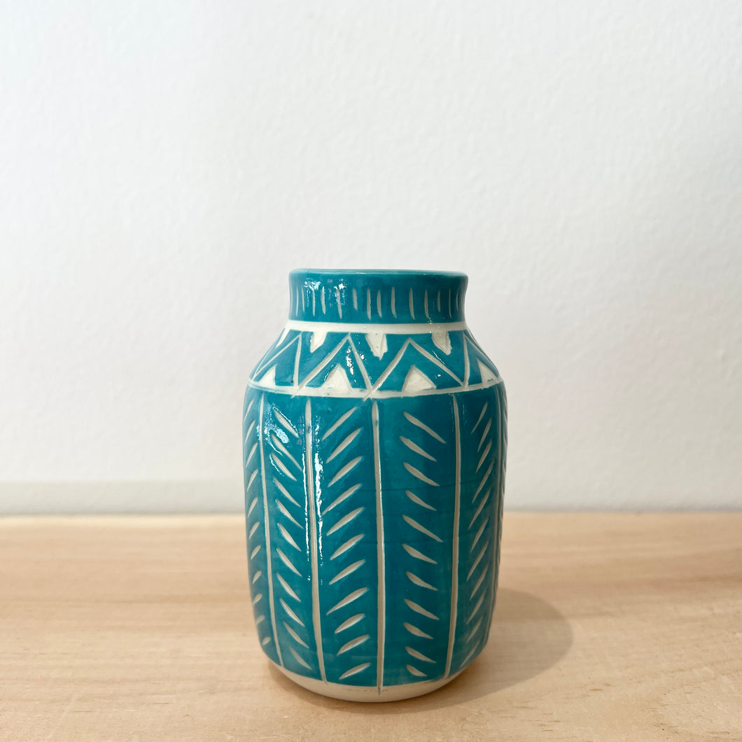 Turquoise Bud Vase