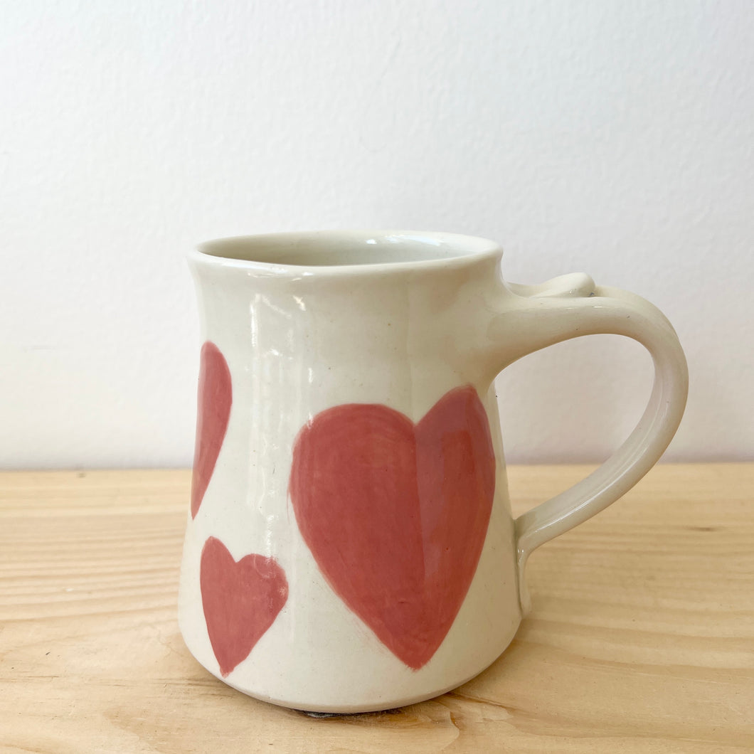 Pink Hearts Mug