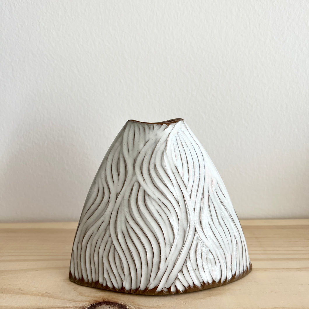 Triangle Vase-Linen