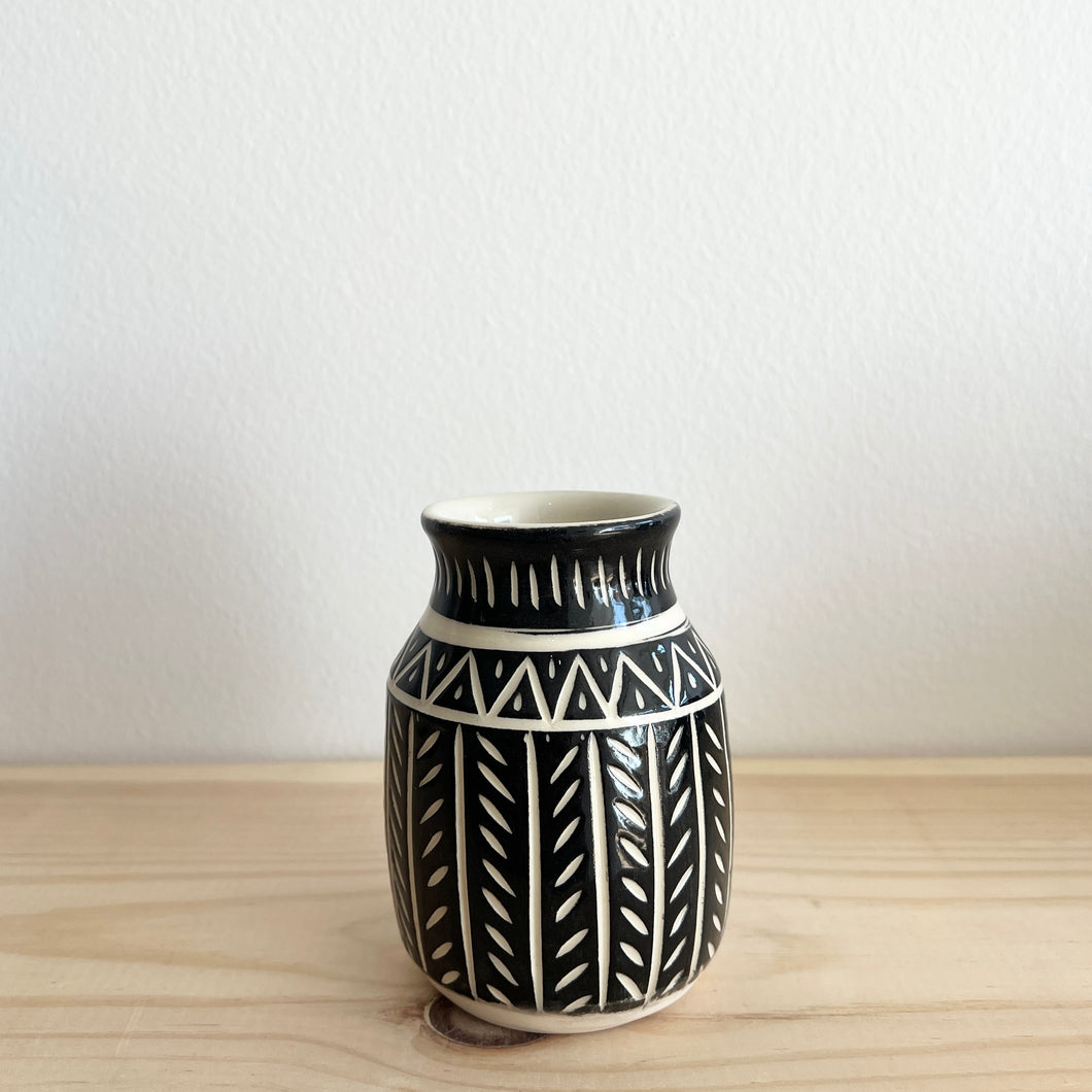 Small Vase- Dashes