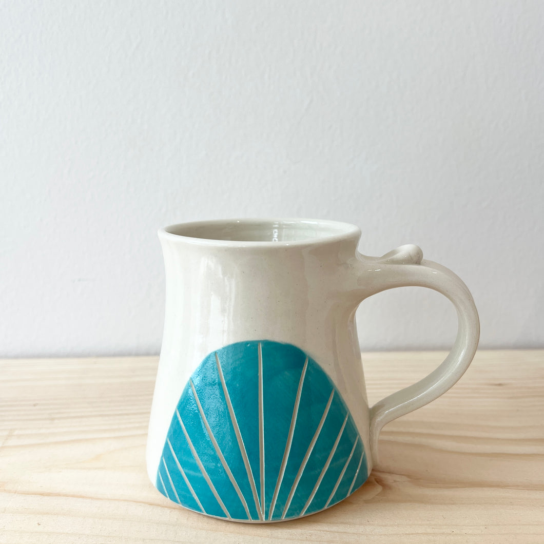 Turquoise Mug-Sunrise